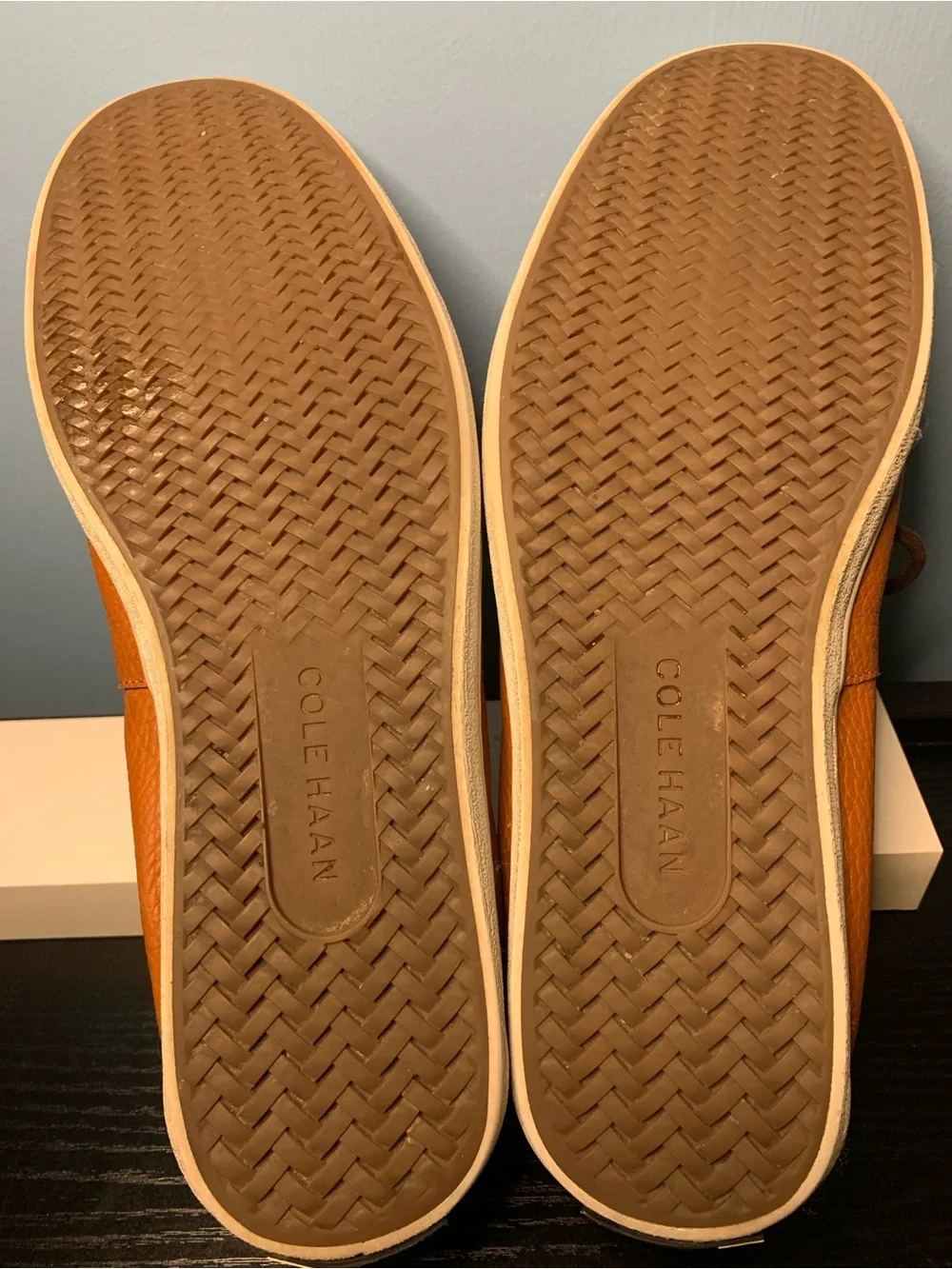 Cole Haan Carmel colored Leather Boat Shoes